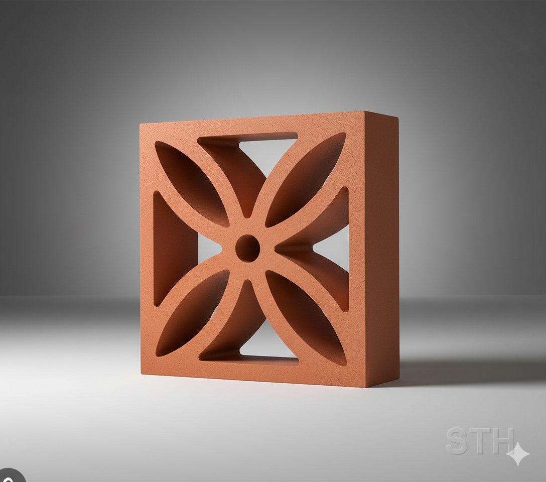 Srinivasa Tiles Amber Jally terracotta screen